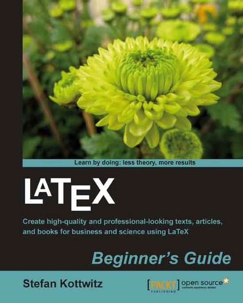 Book cover of LaTeX Beginner's Guide