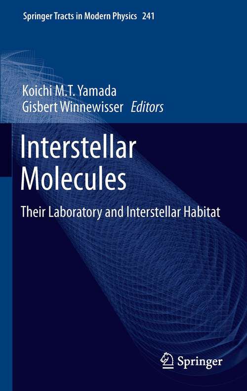 Book cover of Interstellar Molecules