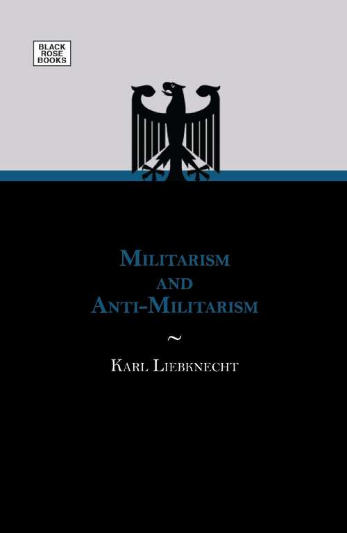 Book cover of Militarism and Anti-Militarism