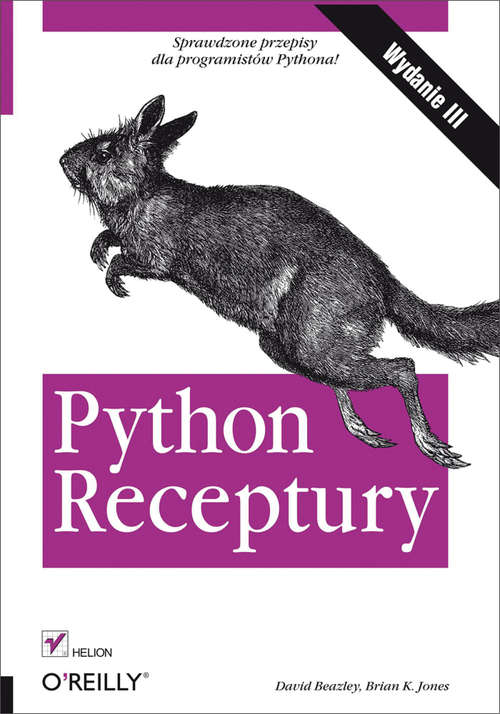 Book cover of Python. Receptury. Wydanie III