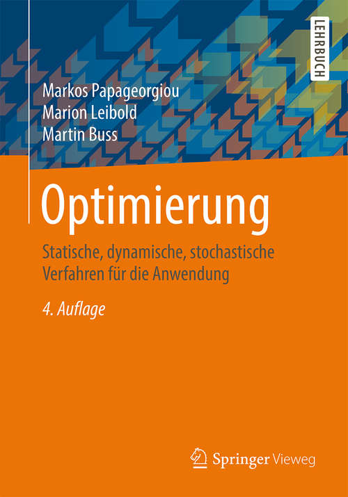 Book cover of Optimierung