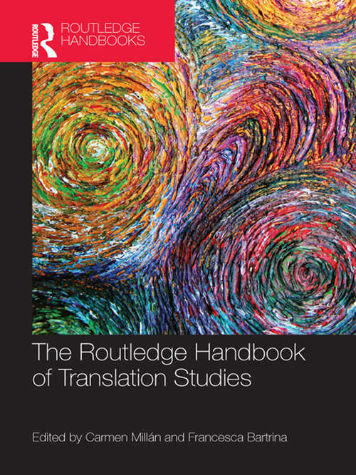 Book cover of The Routledge Handbook of Translation Studies (Routledge Handbooks in Applied Linguistics)