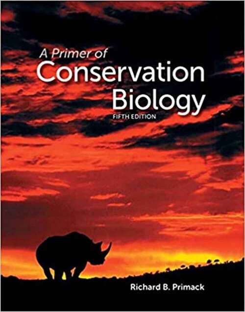 Book cover of A Primer of Conservation Biology (Fifth Edition)