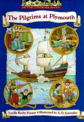 Book cover of The Pilgrims at Plymouth