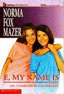Book cover of E, My Name Is Emily