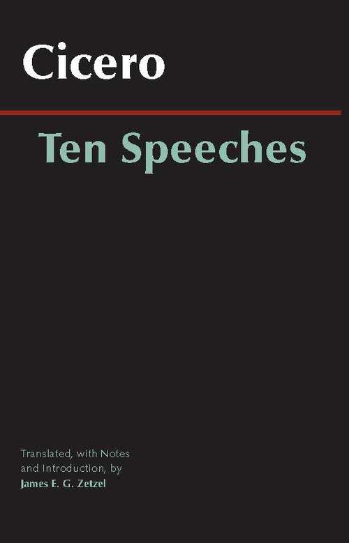Book cover of Ten Speeches