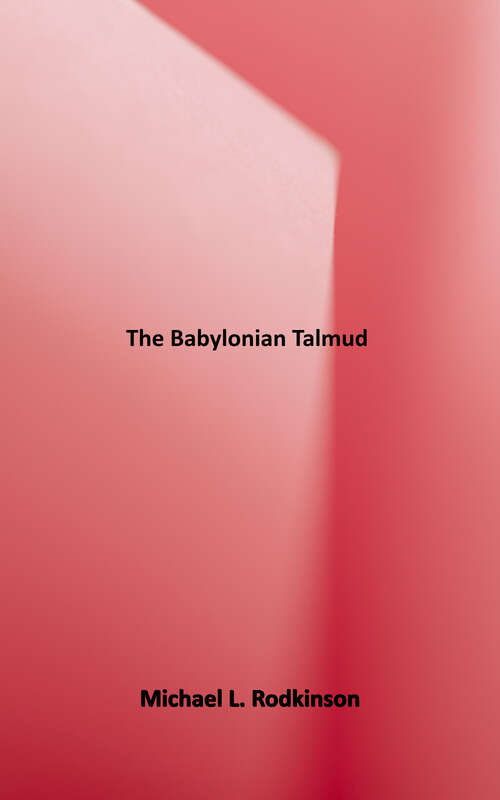 Book cover of The Babylonian Talmud