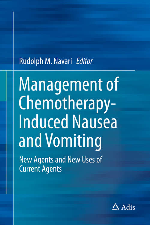 Book cover of Management of Chemotherapy-Induced Nausea and Vomiting
