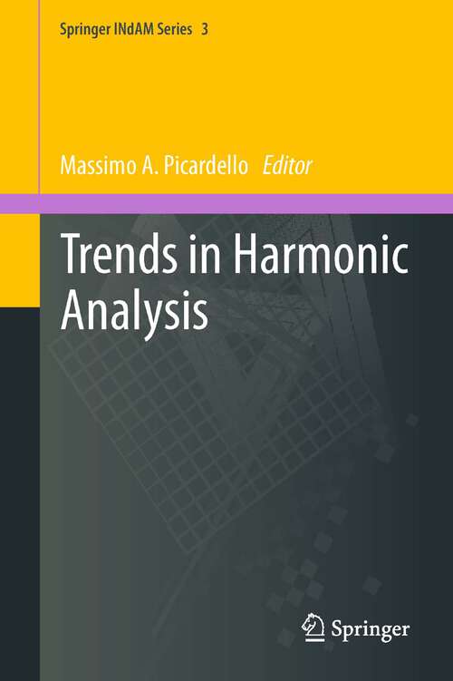 Book cover of Trends in Harmonic Analysis