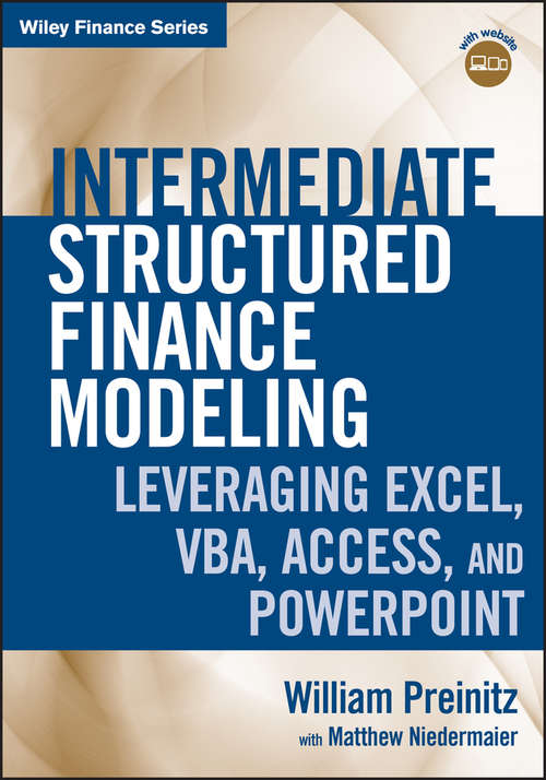 Book cover of Intermediate Structured Finance Modeling