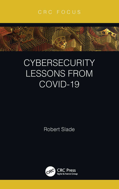 Book cover of Cybersecurity Lessons from CoVID-19