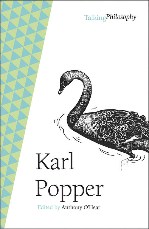 Book cover of Karl Popper (Talking Philosophy)