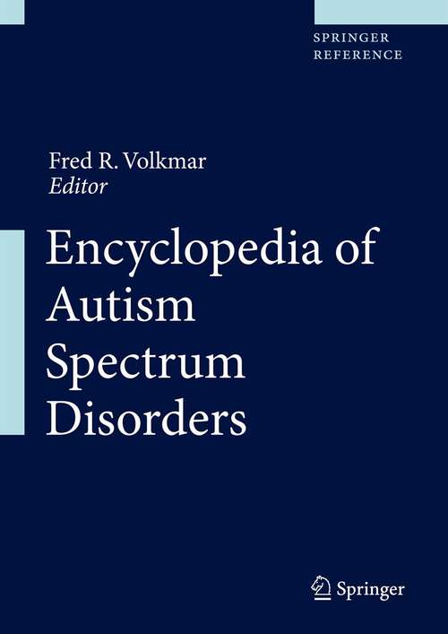 Book cover of Encyclopedia of Autism Spectrum Disorders