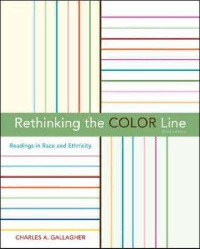 Book cover of Rethinking the Color Line: Readings in Race and Ethnicity (3rd Edition)