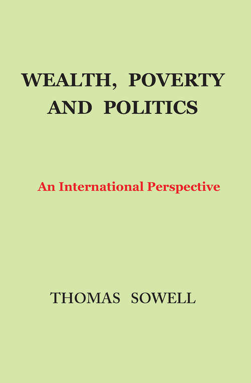 Book cover of Wealth, Poverty and Politics