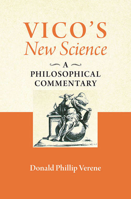 Book cover of Vico's "New Science": A Philosophical Commentary