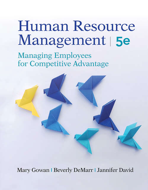 Book cover of Human Resource Management: Managing Employees for Competitive Advantage (Fifth Edition)