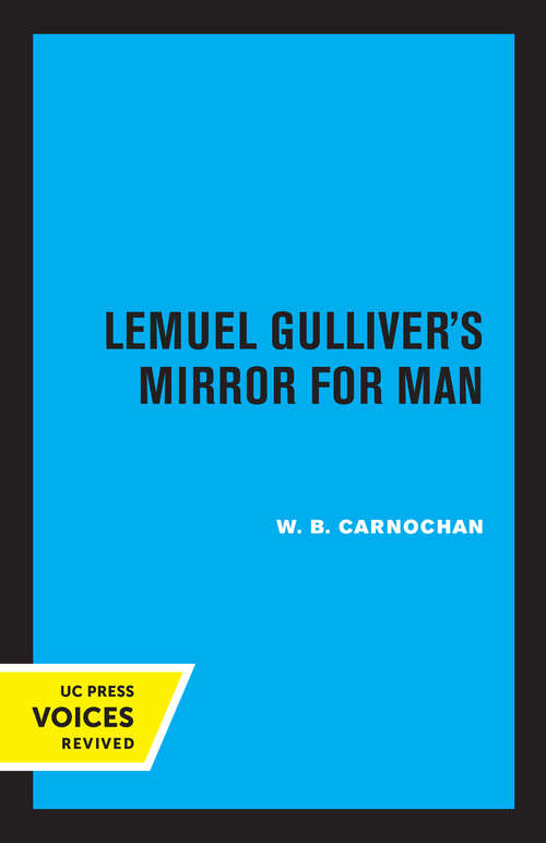 Book cover of Lemuel Gulliver's Mirror for Man