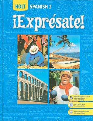 Book cover of Holt Spanish 2, ¡Exprésate!