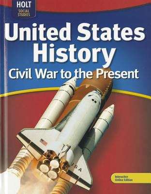 Book cover of United States History: Civil War to the Present