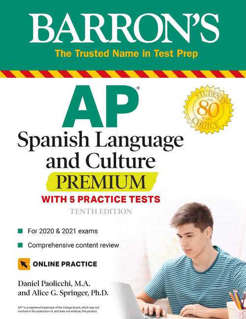 AP Spanish Language and Culture Premium: With 5 Practice Tests (Barron's Test Prep)