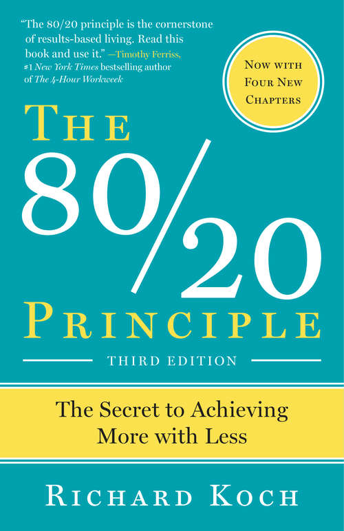 Book cover of The 80/20 Principle