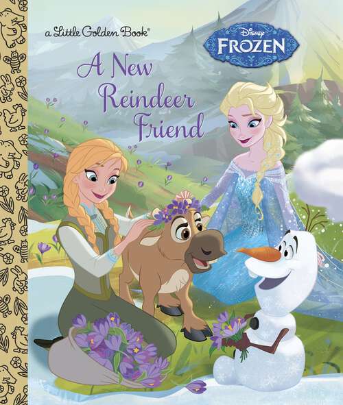 Book cover of A New Reindeer Friend (Little Golden Book)