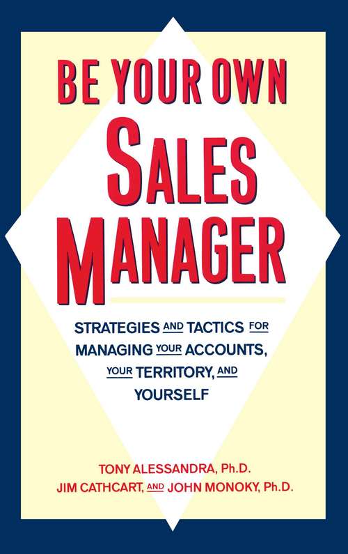 Book cover of Be Your Own Sales Manager