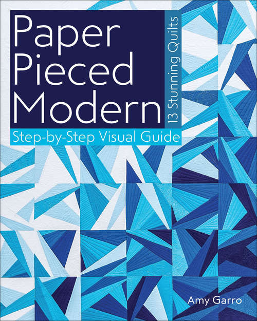 Book cover of Paper Pieced Modern: 13 Stunning Quilts Step-by-step Visual Guide