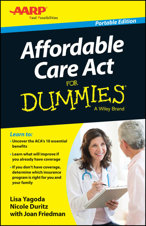 Book cover of Affordable Care Act For Dummies