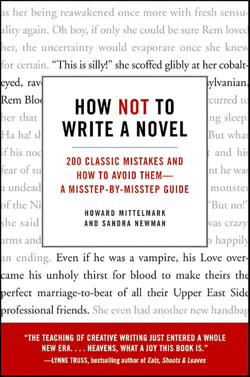 Book cover of How Not to Write a Novel