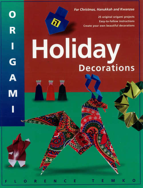 Book cover of Origami Holiday Decorations