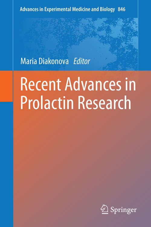 Book cover of Recent Advances in Prolactin Research