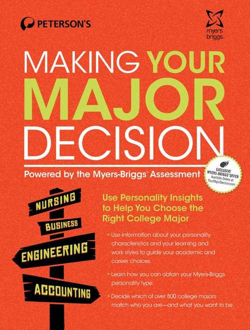 Book cover of Making Your Major Decision