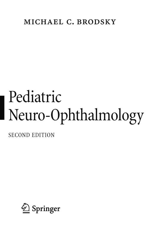Book cover of Pediatric Neuro-Ophthalmology
