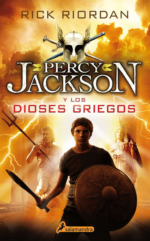 Book cover of Percy Jackson y los dioses griegos (Percy Jackson: Volumen)