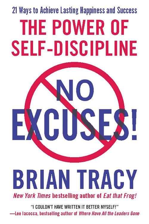 Book cover of No Excuses!: The Power of Self-Discipline