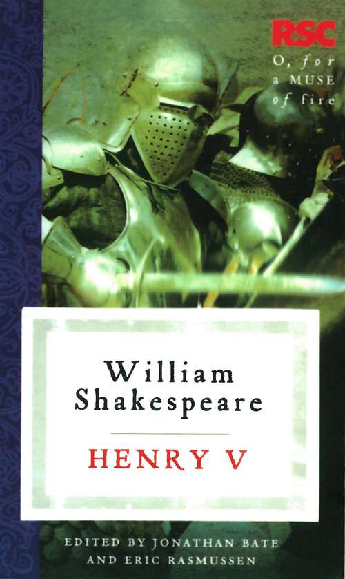 Book cover of Henry V (The\rsc Shakespeare Ser.)