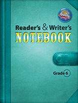 Book cover of Reader's and Writer's Notebook [Grade 6]