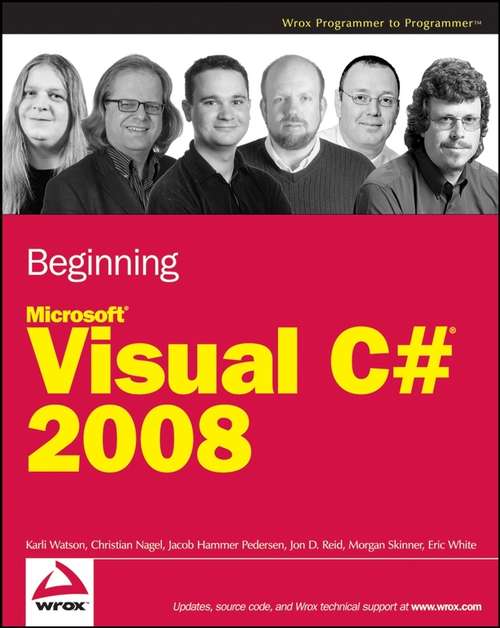Book cover of Beginning Microsoft Visual C# 2008