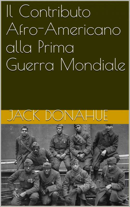 Book cover of Il Contributo Afro-Americano alla Prima Guerra Mondiale
