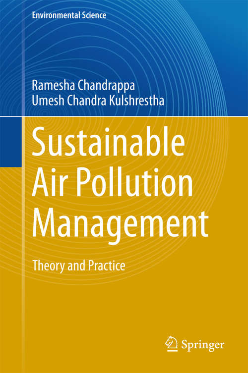 Book cover of Sustainable Air Pollution Management