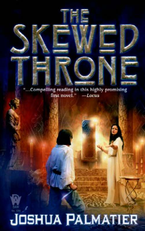 Book cover of The Skewed Throne (Throne of Amenkor #1)