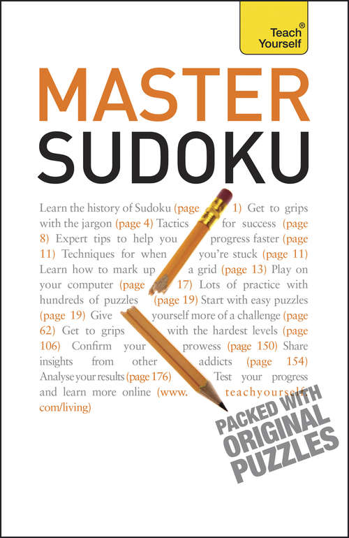Book cover of Master Sudoku: Teach Yourself
