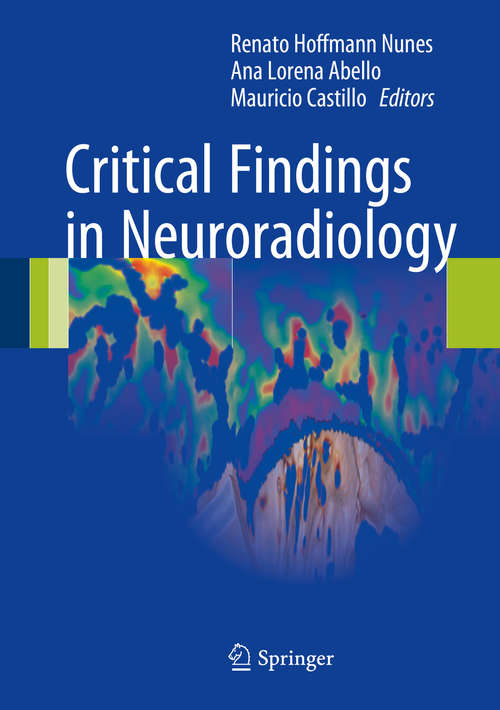 Book cover of Critical Findings in Neuroradiology