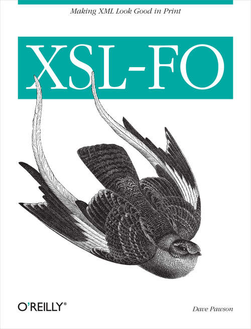 Book cover of XSL-FO: Making XML Look Good in Print