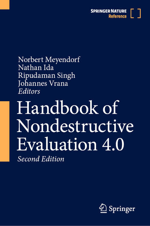 Book cover of Handbook of Nondestructive Evaluation 4.0 (Second Edition 2025)