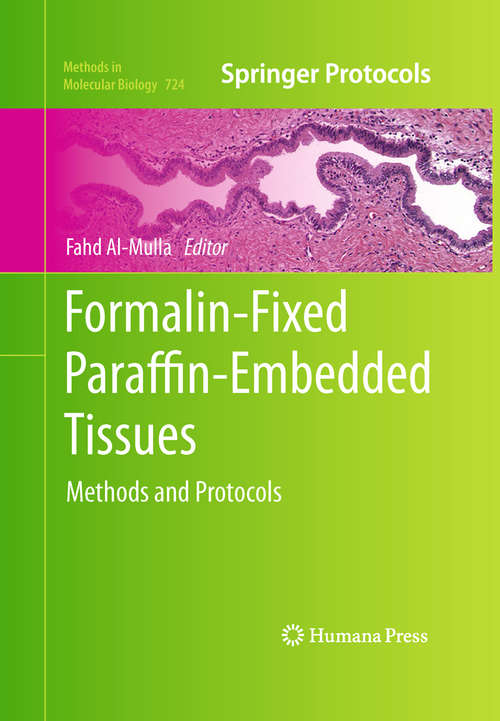 Book cover of Formalin-Fixed Paraffin-Embedded Tissues