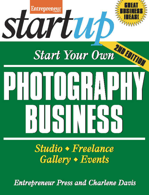 Book cover of Start Your Own Photography Business