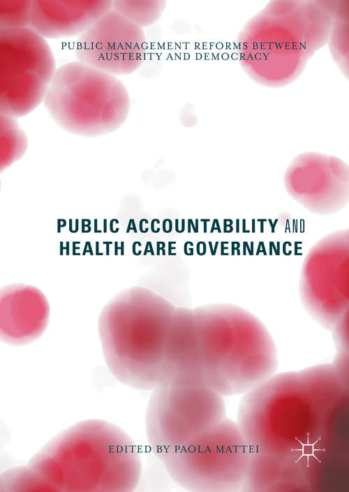 Book cover of Public Accountability and Health Care Governance
